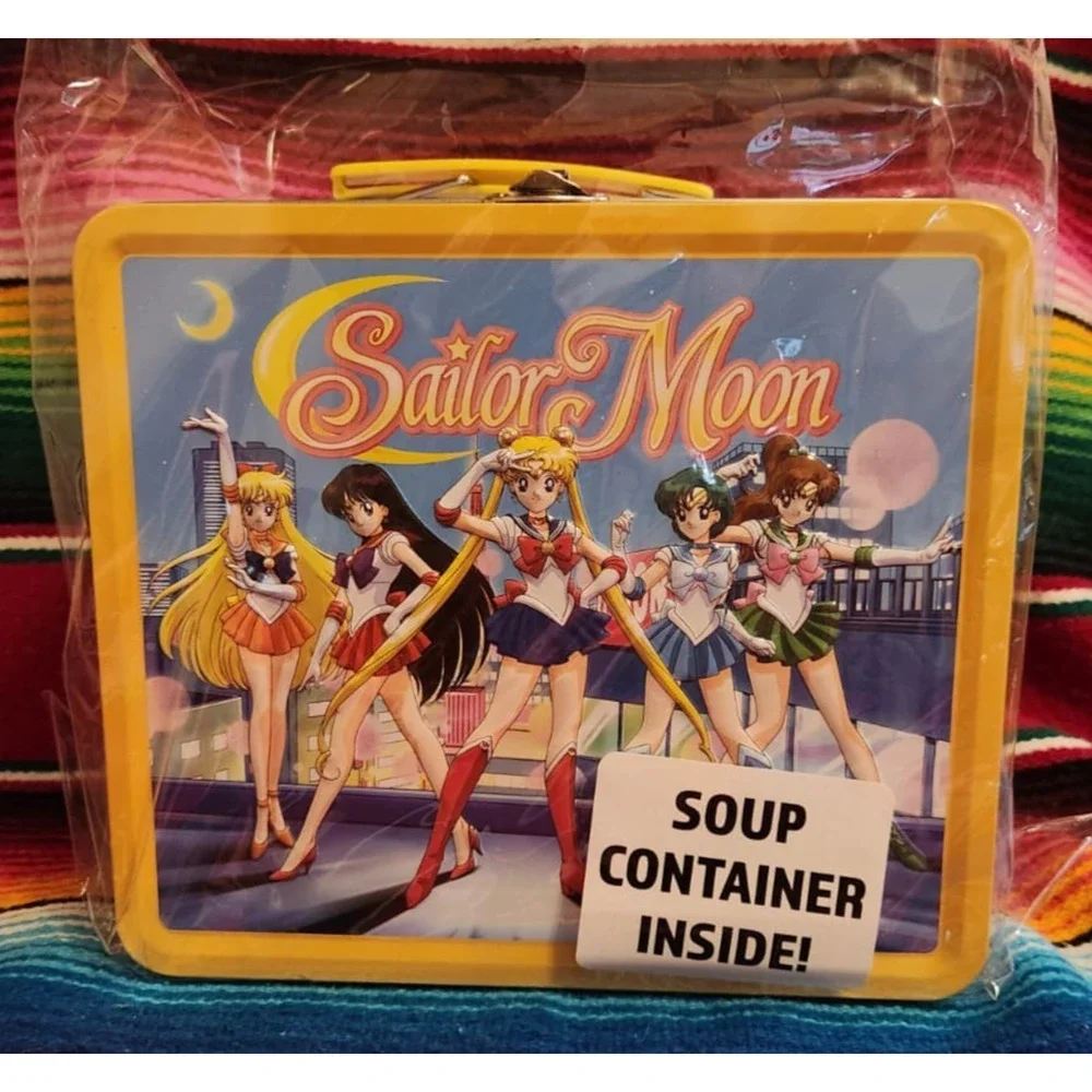 Sailor Moon goodie box, Lunch Box, thermos, 2 tumblers, pens, 2 squish, bandana